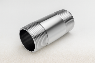 PASLANMAZ ÇİFT TARAFLI BORU NİPEL